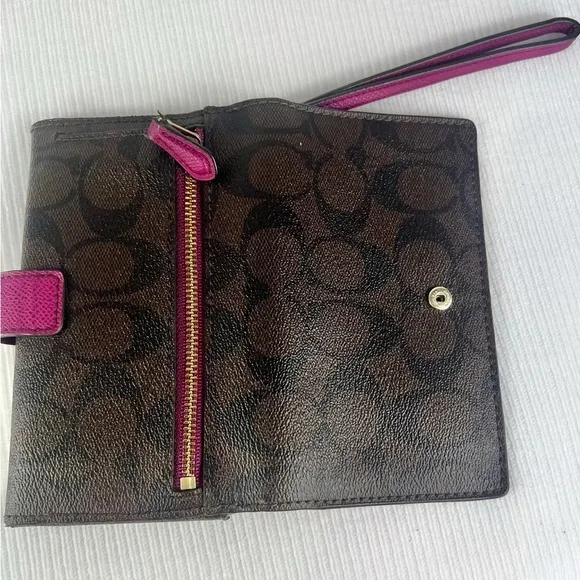 Coach Rich Purple Leather Tote - Picture 9 of 9